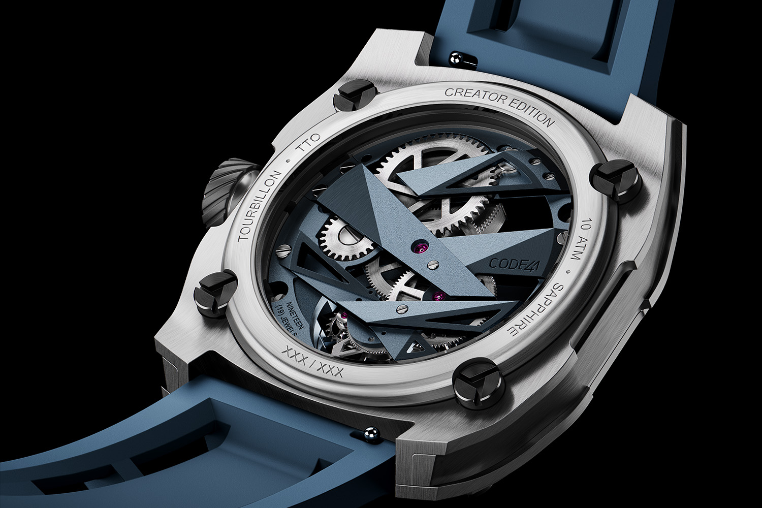 CODE41 Tourbillon vue cadran
